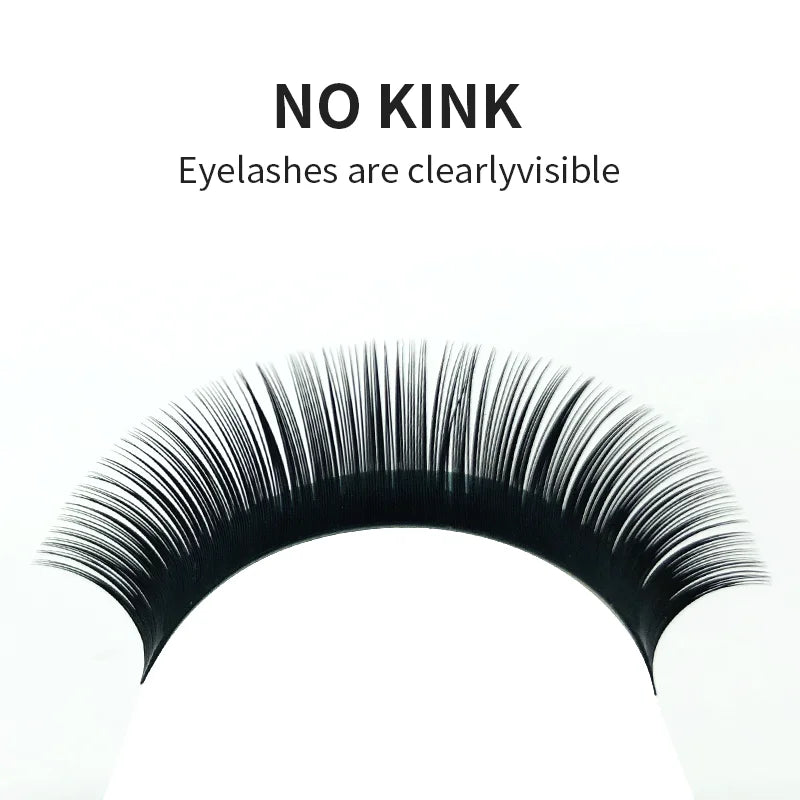 NATUHANA 16lines 8 Eyelash Extension 100 Handmade Natural Soft False Qme
