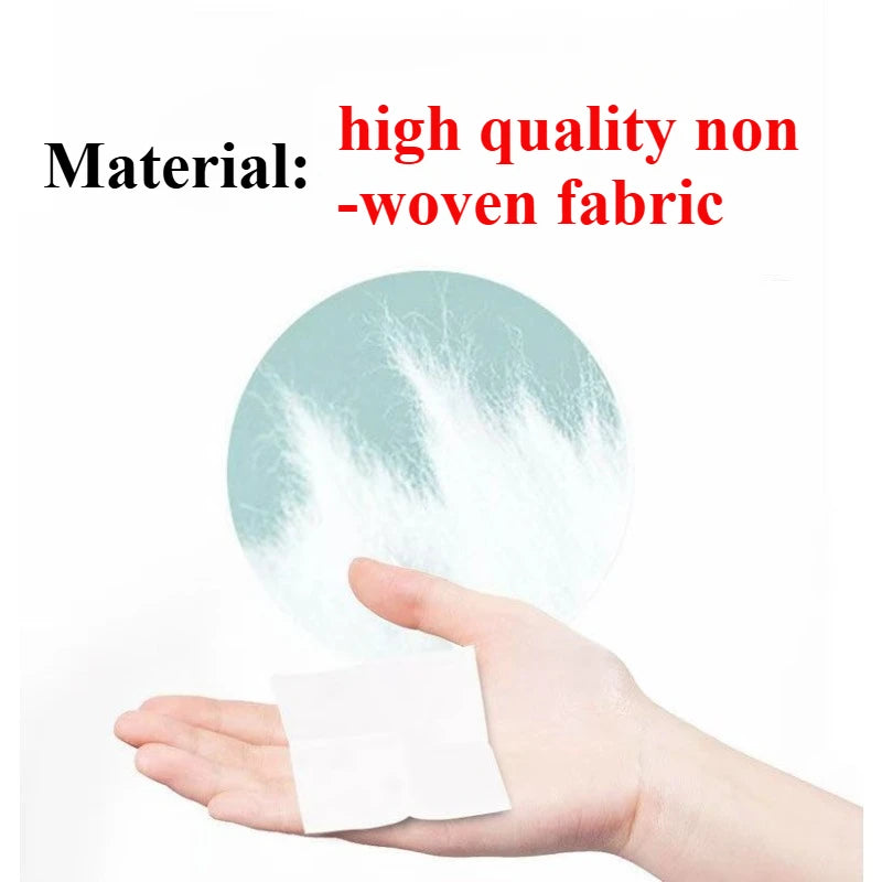 Adhesive Remover Wet Wipes for Floor, Glass, Ceramic, Plastic, Metal Cleaner: Glue Double-Sided Tape, Marker, Label Glue, Sponge Qme