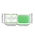 Facial Soap Series Tea Tree Oil & Glutathione Oil Control Brightening Smoothing Gentle Cleansing Bar for Face & Body Daily Care Qme Tea Tree Oil