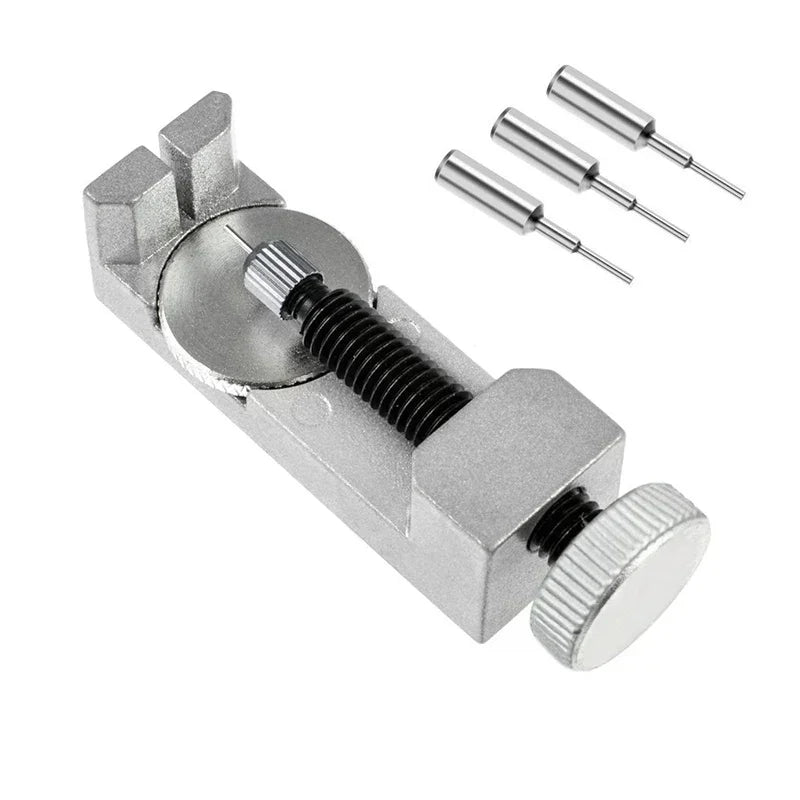 Metal Watch Repair Tool Adjusting Watch Strap Tool Link Pin Tool Remover Easy Bracelet with Watch Pin Band To Remover Adjust Qme 08-Silver