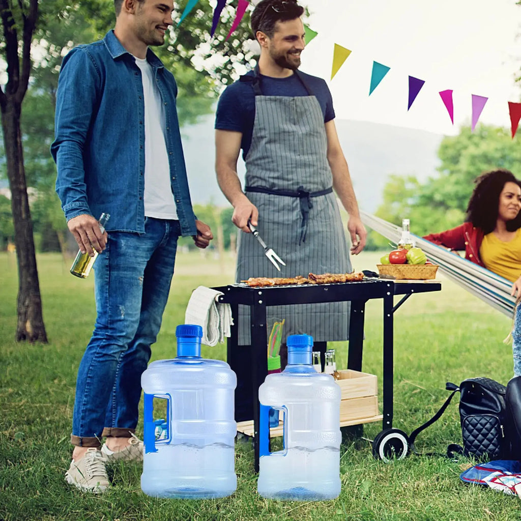 Camping Water Jug Storage Tank Handle Multifunctional Canteen Hiking Qme