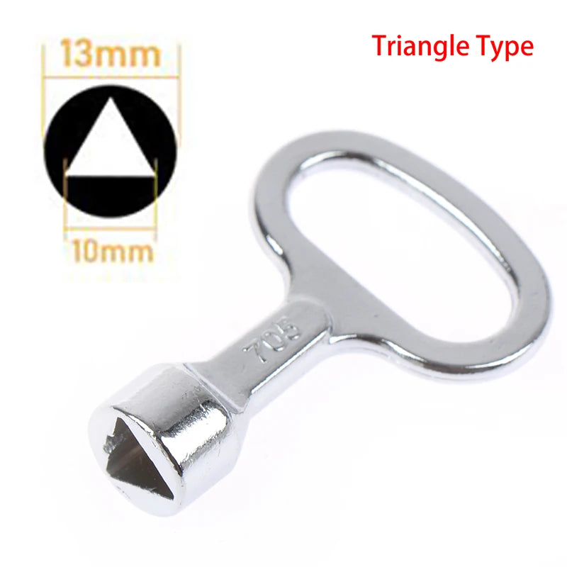 Panel Lock Key Universal Wrench Triangle Socket Electrical Cupboard Qme Triangle Type