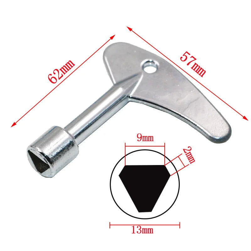 1 Single Inner Triangular Key Elevator Inside Triangle Water Meter Qme