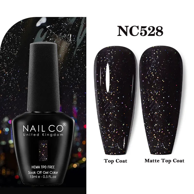 NAILCO Green Series Dark Gel Nail Polish Lasting Hybrid Base Matte