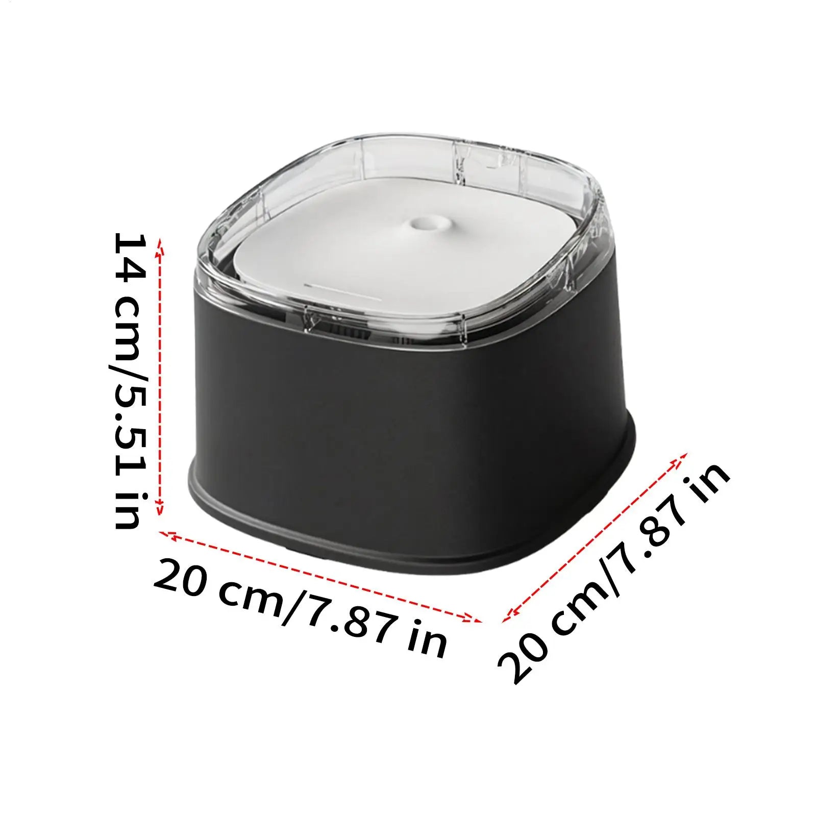 Cat Fountains Quiet Automatic Easy Feeder Pad Water Home House Indoor Qme