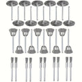30 piece wire brush set, brass wire brush bit for cordless screwdriver, suitable for rust removal, cleaning, descaling and polis Qme wire brush