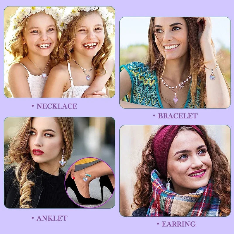 Charming Crystal Pendant Multi Shaped Rhinestone Pendant Crystal Jewelry Accessories Crafts Stone for Earrings Bracelet Making Qme