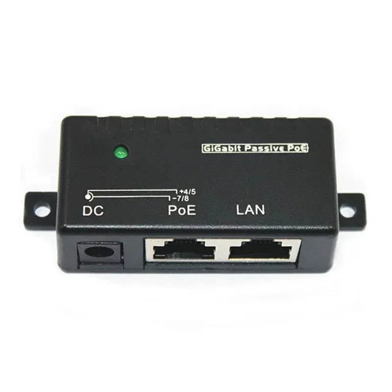 10pcs 100Mbps 5V 12V 24V 48V/1A POE Injector Power Splitter for IP Camera POE Adapter Module Accessories Qme