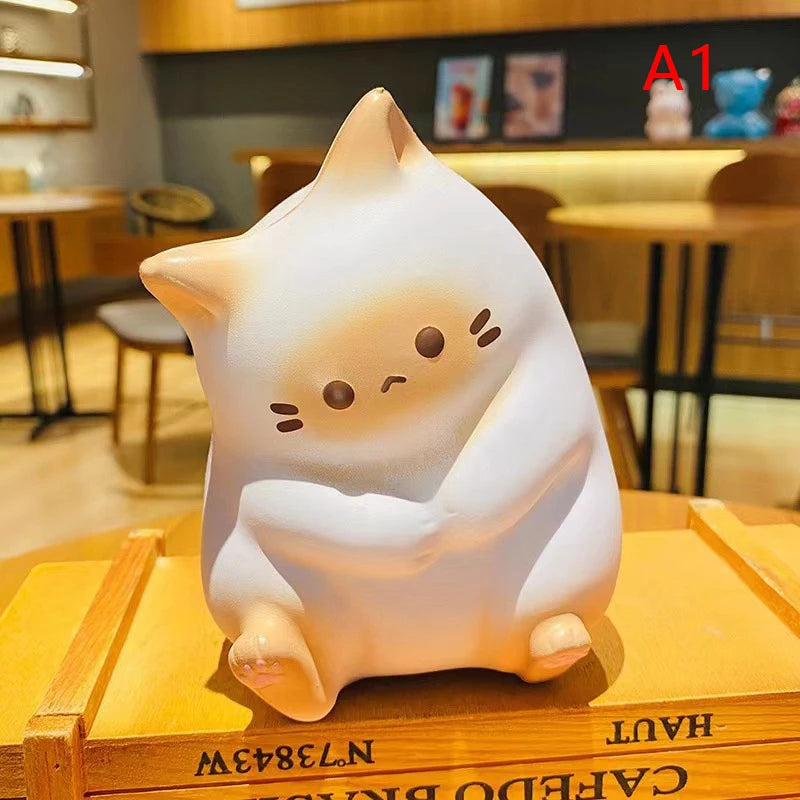 Cartoon-printed Cat Stress Relief Ball PU Slow-rising Squeeze Qme A1