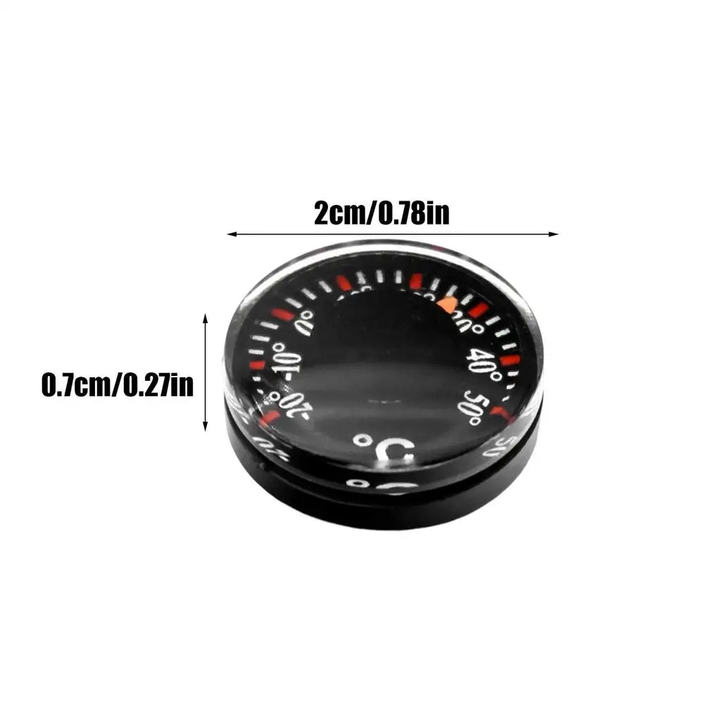 Car Air Thermograph Mechanical Small Portable Temperature Gauge Qme A