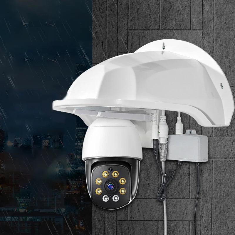 Protective Covers Wall Waterproof Rainproof Cover CCTV Turret Dome Qme black
