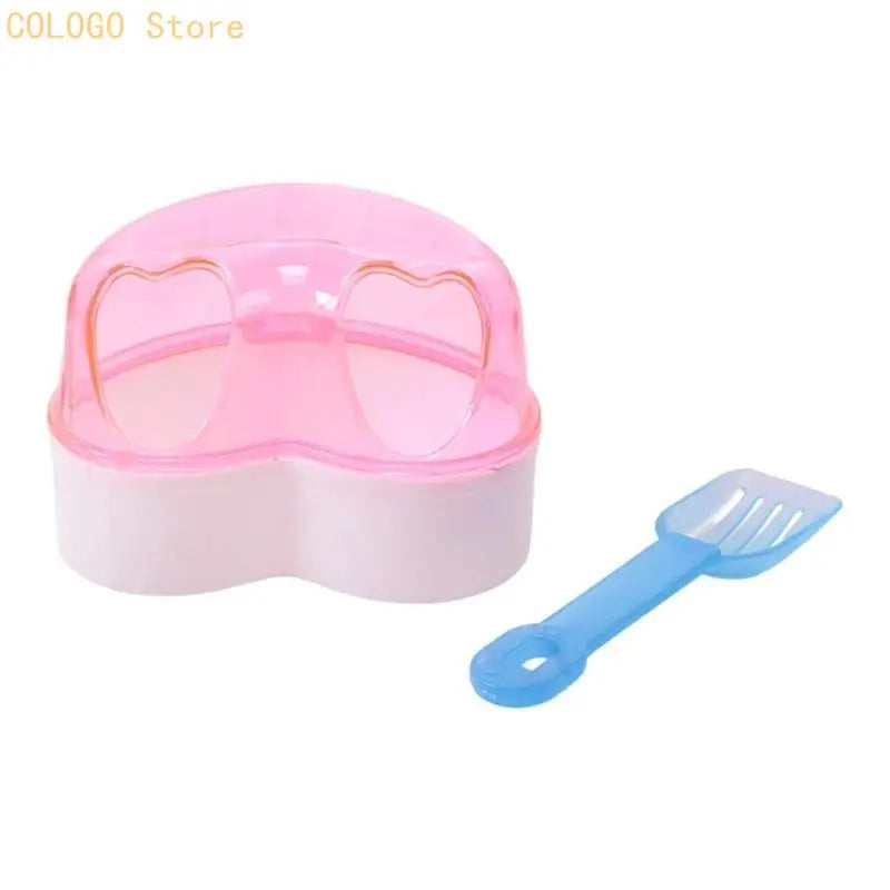 Hamster Bathroom Bathtubs Box Sand Bath Container Bathing Bowl Qme Pink CN