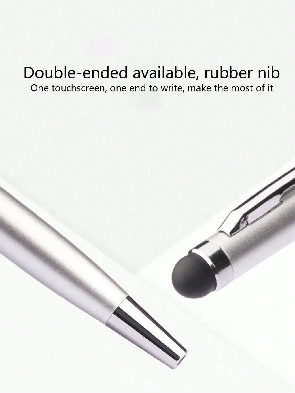 2 Touch Pens Dual-purpose Capacitive Stylus Ballpoint Pen Qme