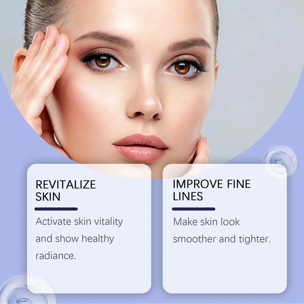 Copper Peptide Facial Serum Firming Skin Lighten Fine Lines Hydrating Moisturizing Smooth Facial Skin Brightening Care Serum Qme