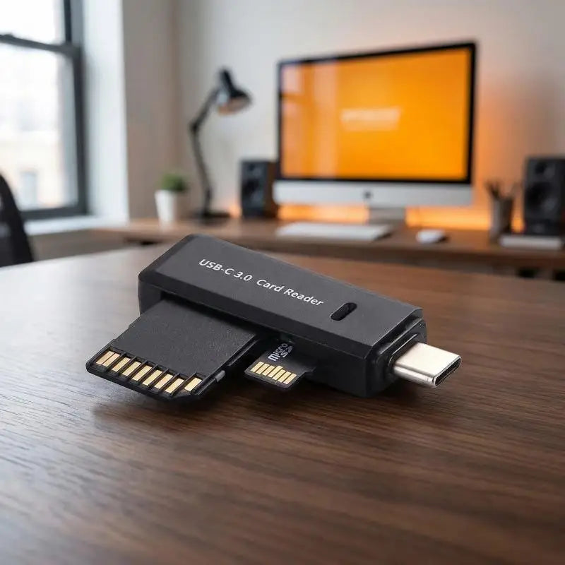 2-in-1 Multi Functional C 3 0 Card Reader TF Memory USB Flash Drive Qme