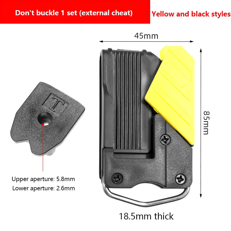 Quick Release Buckle Hammer Wrench Power Tool Waist Belt Organiser Qme A4