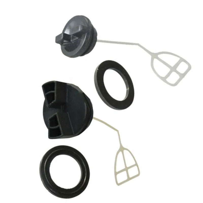 1 Set Chainsaw Fuel Tank Cap With Oil Cap Fuel Cap Washer Gasket For Chinese 5200/52cc Chainsaw Garden Power Tools Parts Qme Default Title