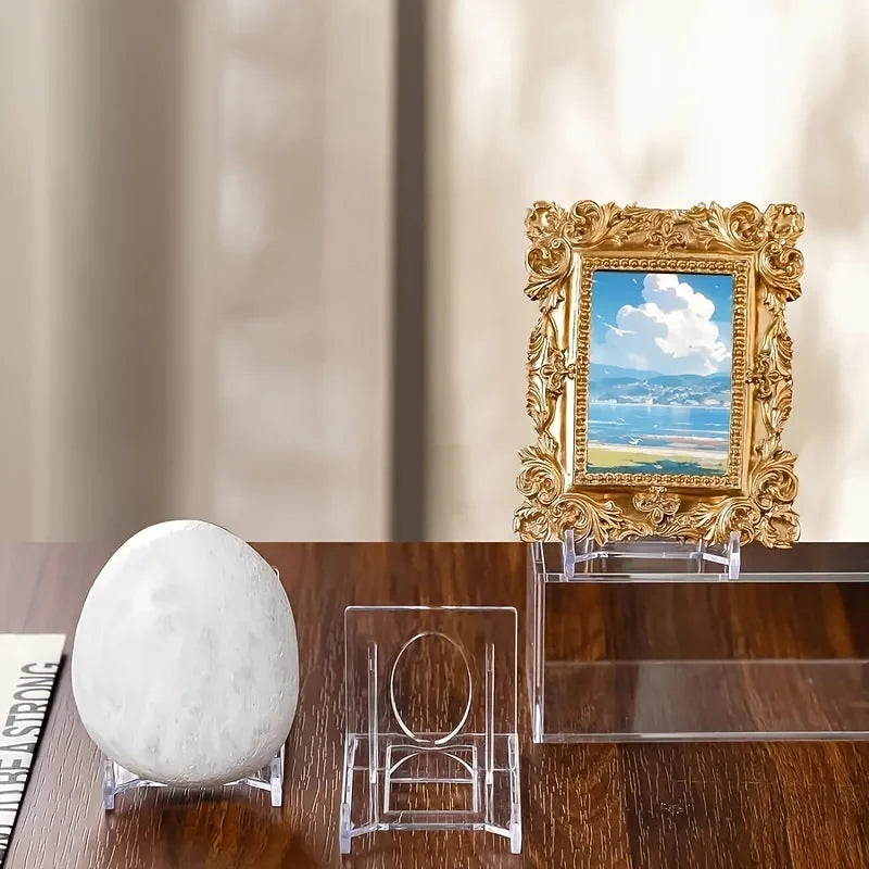 Adjustable Acrylic Plate Stand - Picture Frame Display Holder, Decorative Easel For Home Office, Festival Party Qme