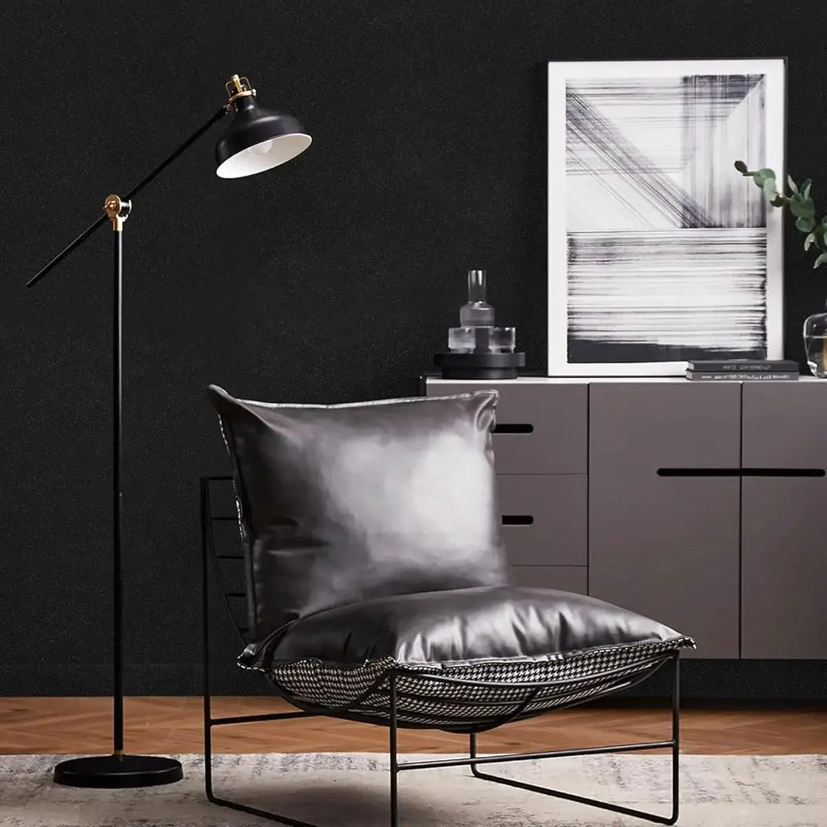 40CM Matte Frosted Black Solid Color Wallpaper Self Adhesive Waterproof Moisture Proof Furniture and Wall Decoration Stickers Qme