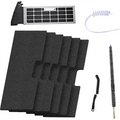 A02F-For GE For Profile Washer Dryer Combo- 4-Pack Lint Filter Replacement, For GE WH01X35719& Dryer Vent Brush Qme As Shown