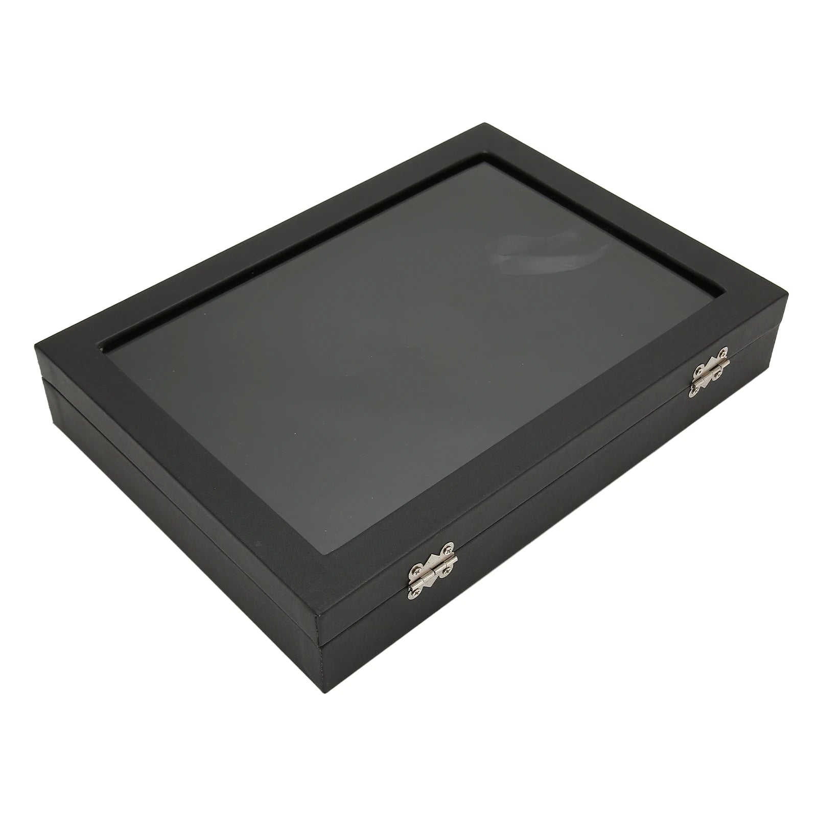Medal Frame Box Space Saving Pin Display Case Dustproof Transparent Lid Sponge Lining with Lock Buckle for Badge Collection Qme