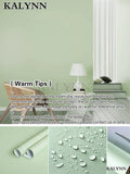 Solid Waterproof Wallpaper Room Self-adhesive Black White Wardrobe Qme Matte Bean Green 1mx40cm Sample