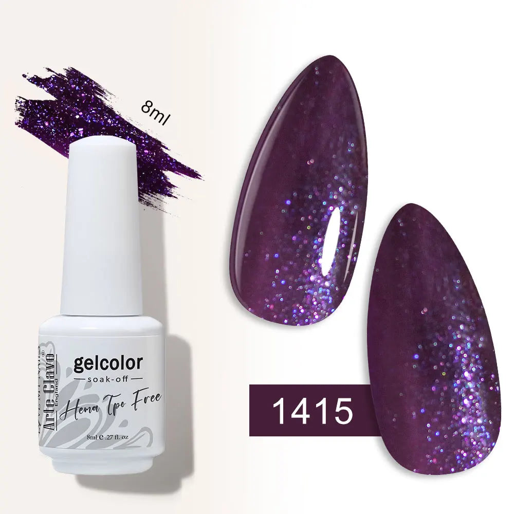 Arte Clavo Semi-permanent Gel Nail Varnish 180 Colors Semipermanent