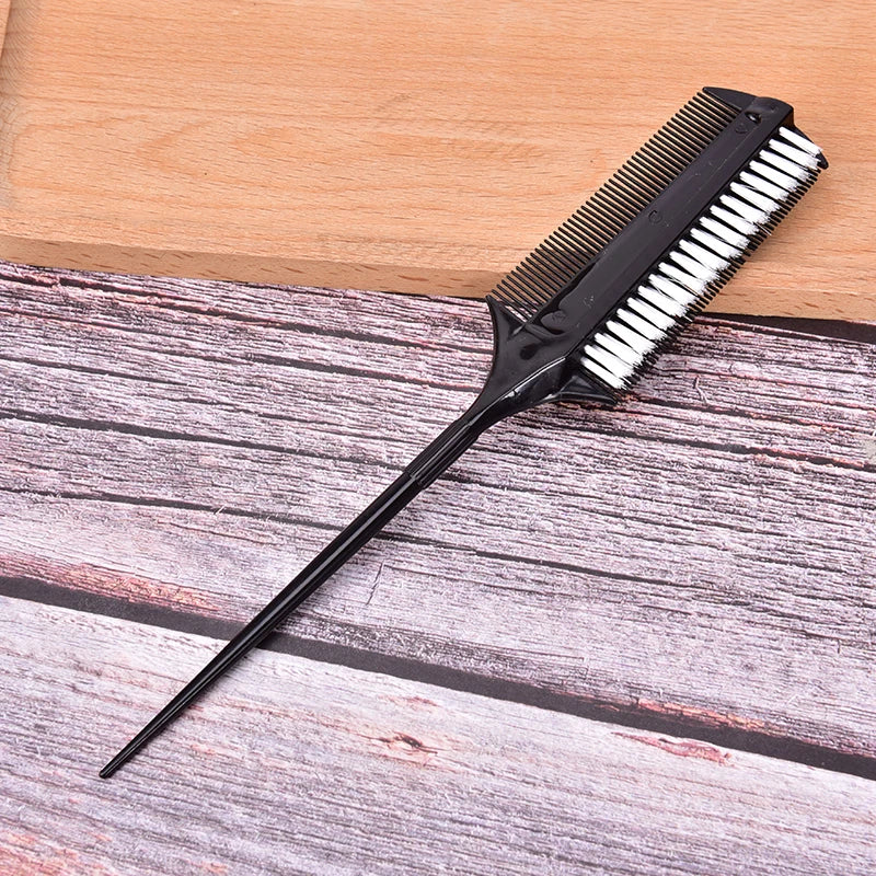 Professional Hairdressing Double Side Dye Comb Nylon Hair Drying Qme