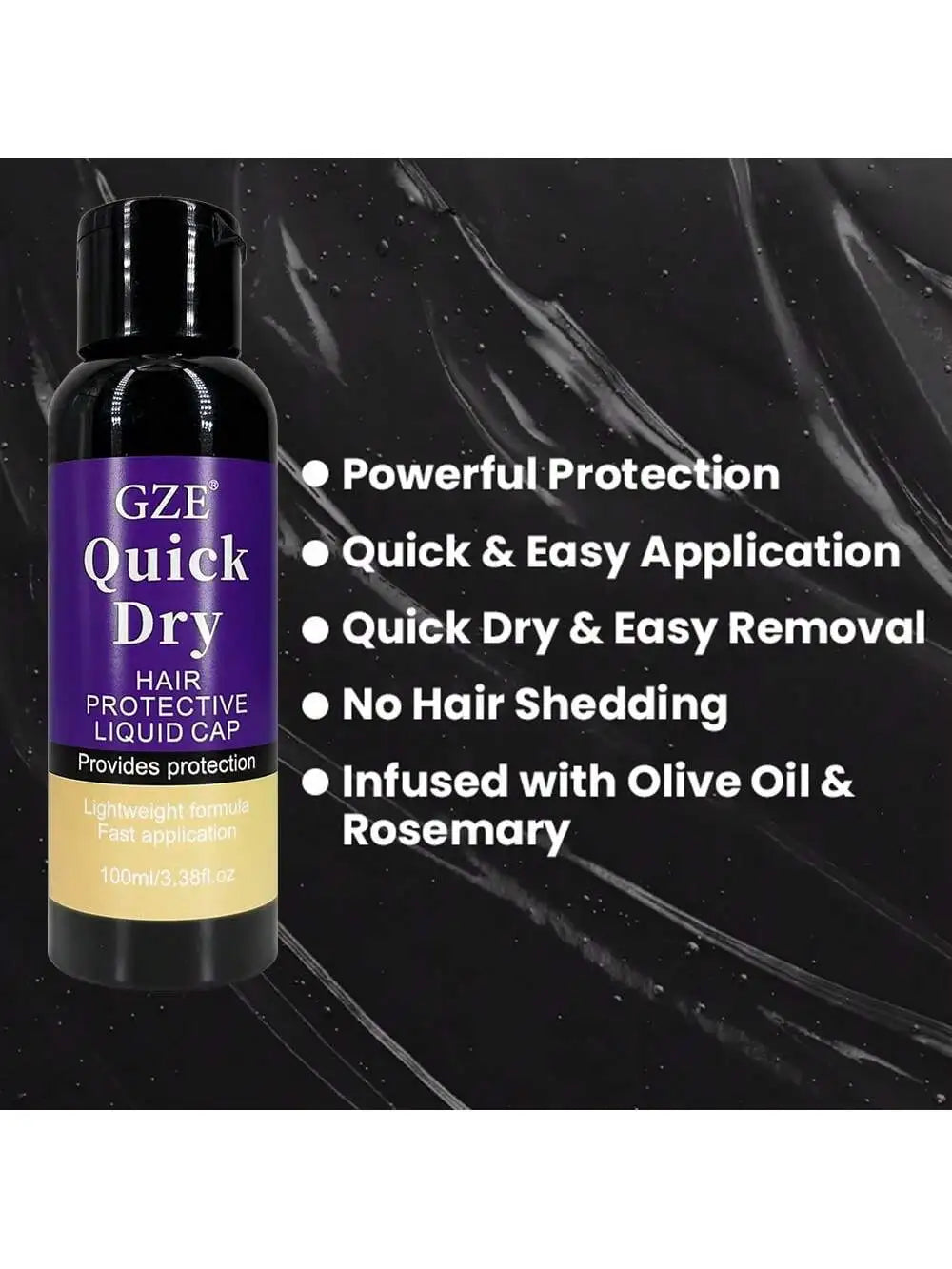 GZE Hair Protective Covering Weave Glue Liquid Protective Shield Quick Weave Protector Leave in Conditioner Qme