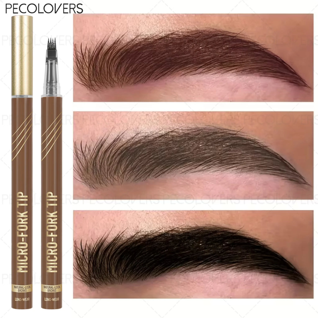 Fast-drying Liquid Eyebrow Pencil Four-pronged Design Defined Brows Qme