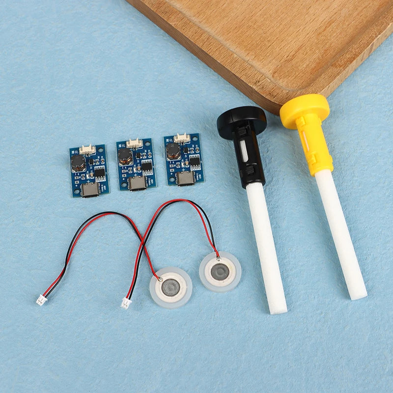 DC 5V Switchable Four Spray Humidifier Module Atomization Control Board DIY Ultrasonic Atomizer TYPE - C Interface. Qme