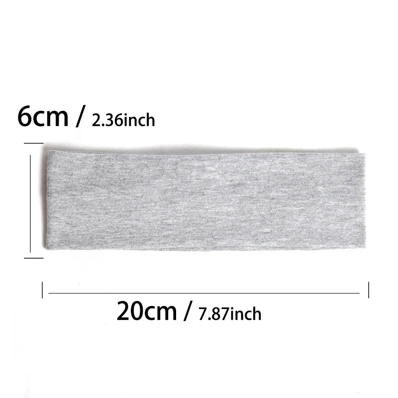 Simple Hairband Elastic Sports Headbands Headdress Quick Dry Workout Qme