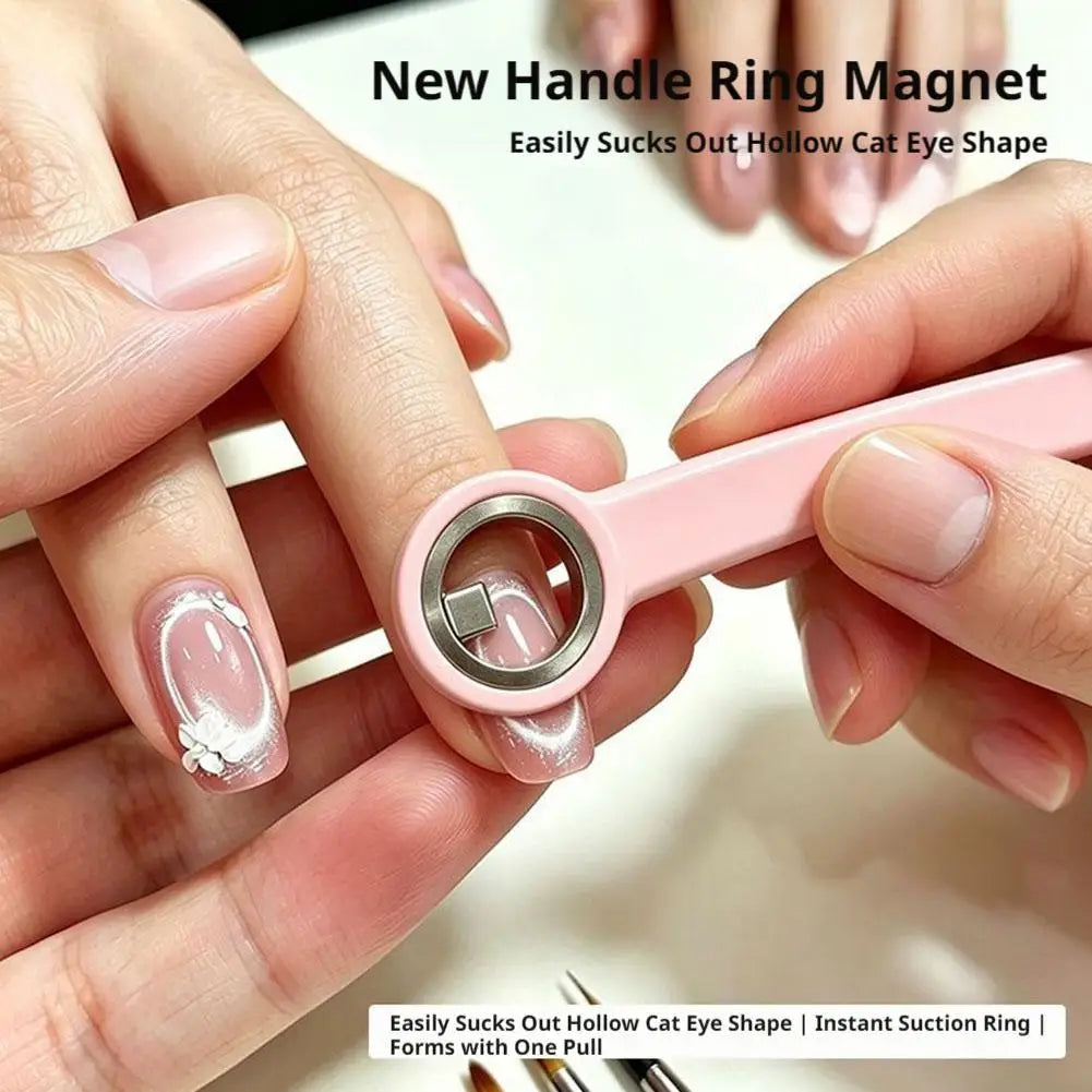 Ring-shaped Cat Eye Magnet Nails Circle Effect Nail Multifunction Qme