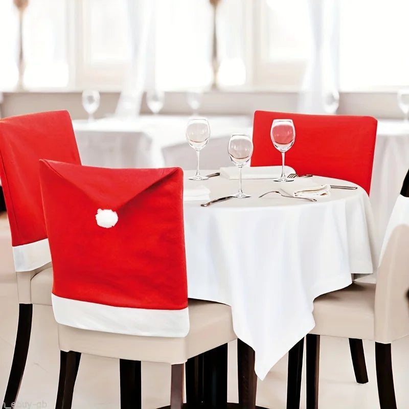 6 chair covers for Christmas decoration Qme