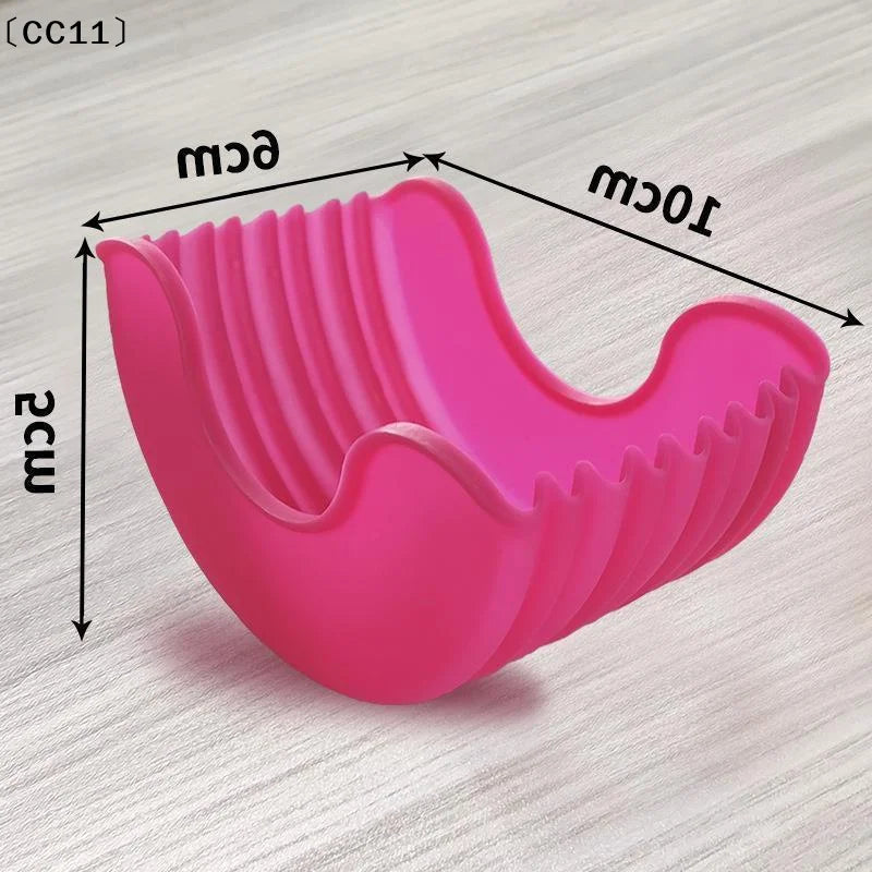 Reusable Burger Rack Useful Gadgets Silicone Frame Tool Holder Shelf Qme