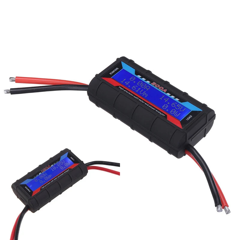 ABS Watt Meter Reusable Professional 150A Digital Electrical Solar Qme