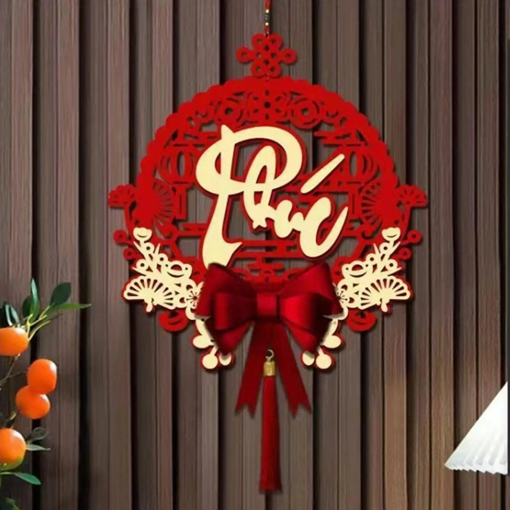 Vietnamese Year Ornaments 2026 Wall Couplets Decorations Festival Qme