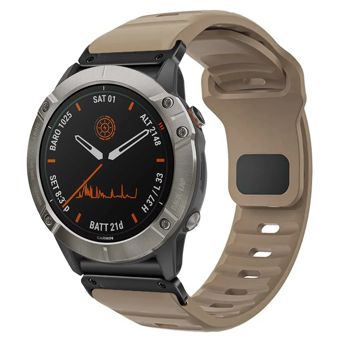 22mm 26mm QuickFit Silicone strap For Garmin Fenix 8 E 7 7X 6X Pro 5XPlus Epix Pro Gen 2 47mm 51mm/Enduro 3 No Gaps Watchband Qme BrB 22mm