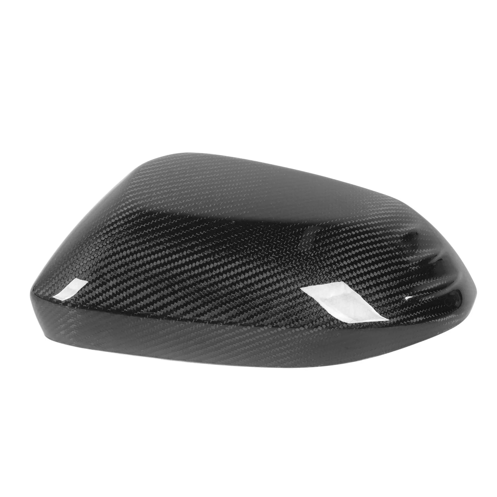 2PCS Car Side Rearview Mirror Cover Real Carbon Fiber Left Right Glossy for Toyota Corolla 2019 + Yaris GR 2020 + Qme