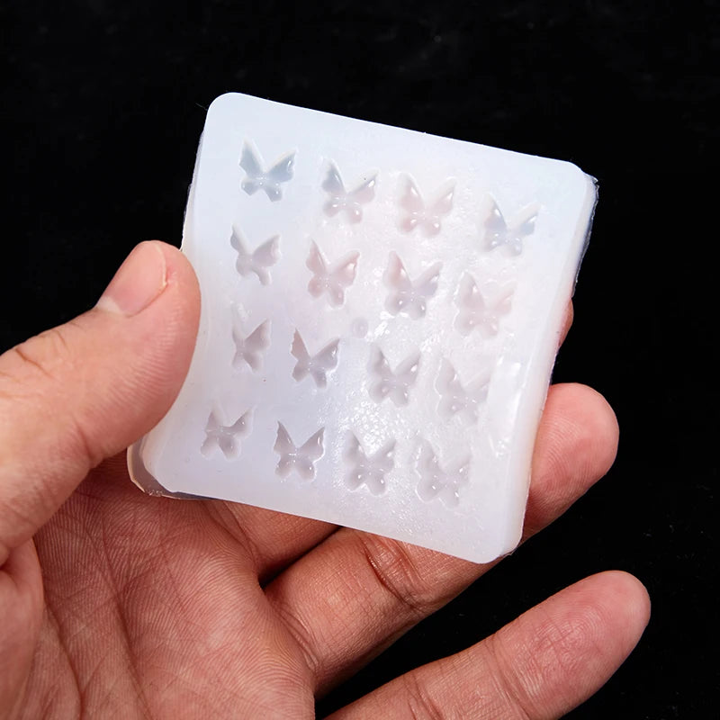 Butterfly Shape Epoxy Resin Molds Pendant Silcone Moulds DIY Jewelry Qme