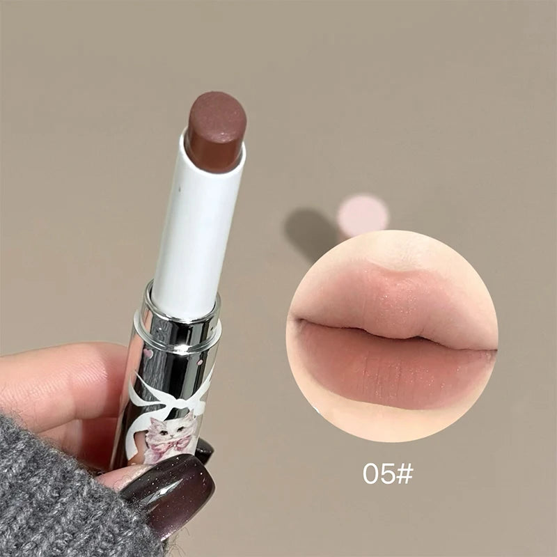 Art Value Velvet Cute Lipstick Matte Soft Mist Colorful Lip Stain Long Lasting Nude Red Lip Tint Pen Nourishing Makeup 6 Colors Qme 05