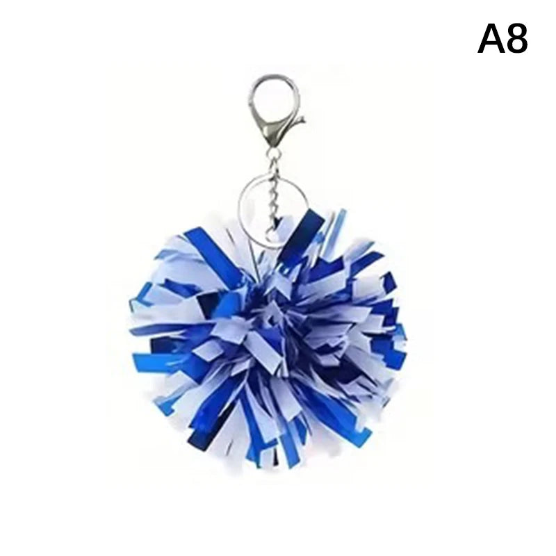 Colorful Cheer Pom Keychains Cheerleader Cheerleading Keyring Charm Qme Other A8