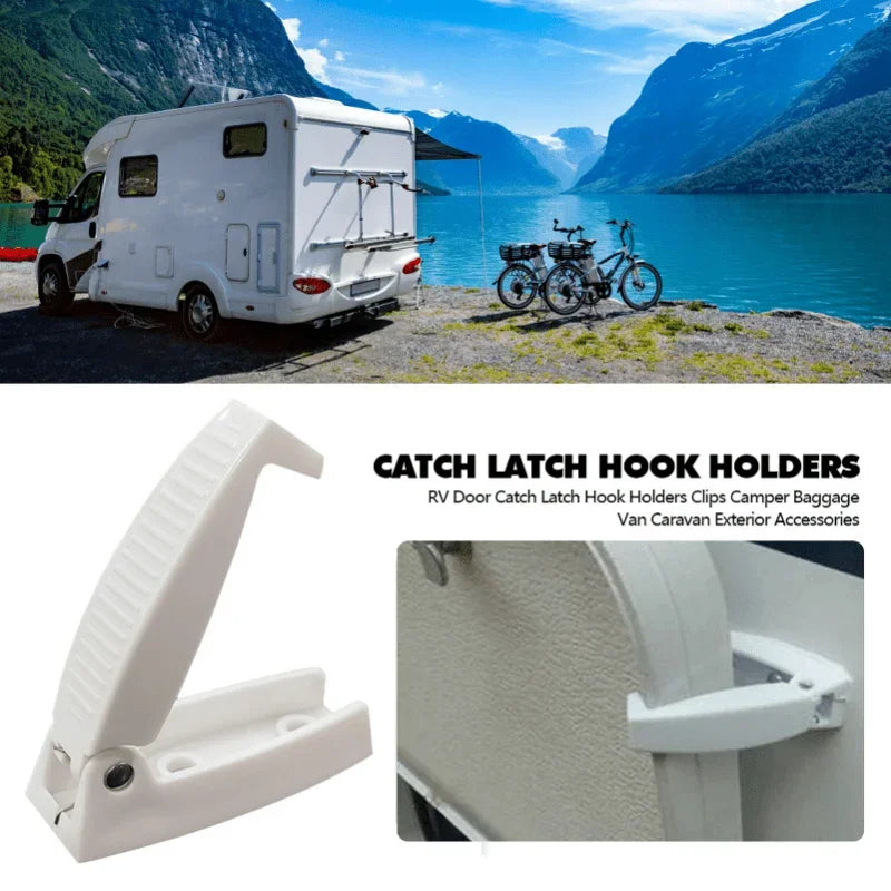 1pc Single RV Door Latch - A Reliable Storage Option for Campers, And Travel Bags - Sturdy And User-Friendly Hook Door Catch Qme