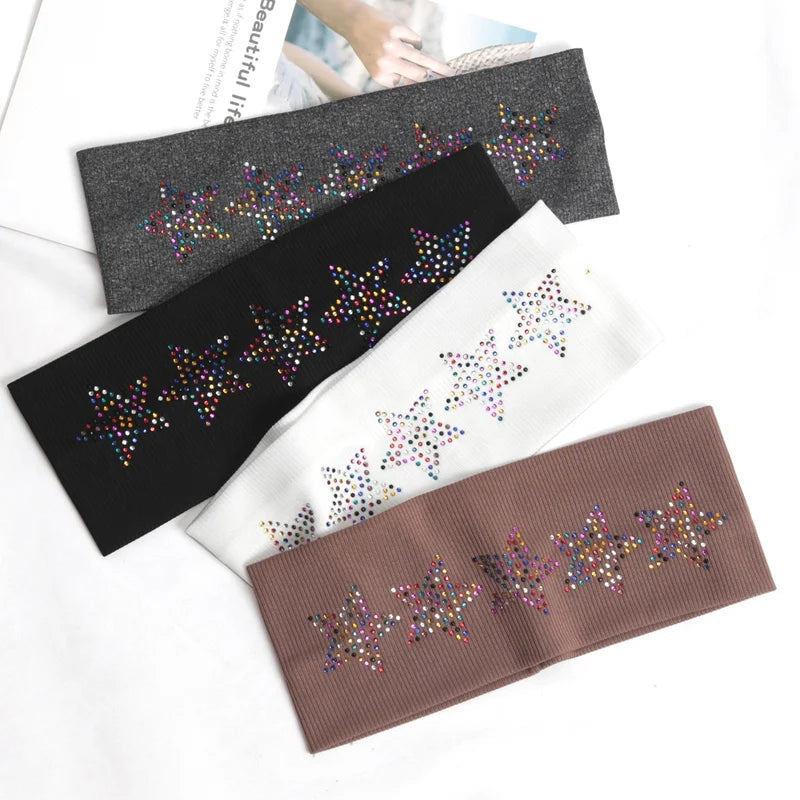 Simple Fashion Black Elastic Hairbands Girls No Slip Soft Hair Qme
