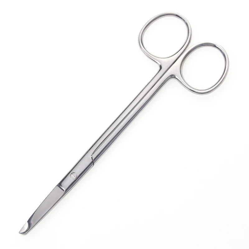 Remove Suture Scissors Medical Trimming Crescent Notch Straight Head Qme