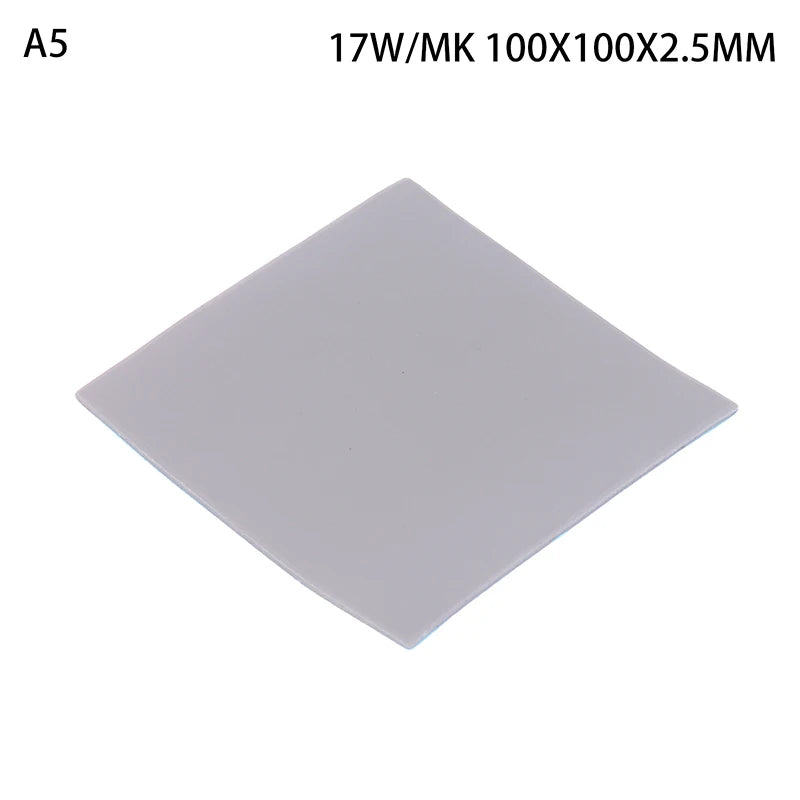 17W MK GPU CPU Heatsink Cooling Conductive Silicone Pad 100x100mm 0 5 Qme A5