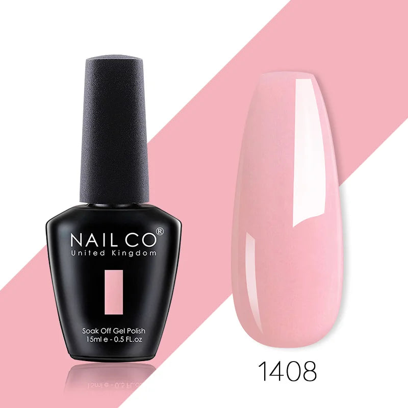 NAILCO 85 Colors Nail Gel UV LED Lacquer Manicure Varnish Hybrid Semi