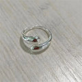 Fashion Simple Wave Ring Stainless Steel Women‘s Vintage Geometric Line Finger Rings Wedding Jewelry Gift for Lover Couple New Qme 2 resizable