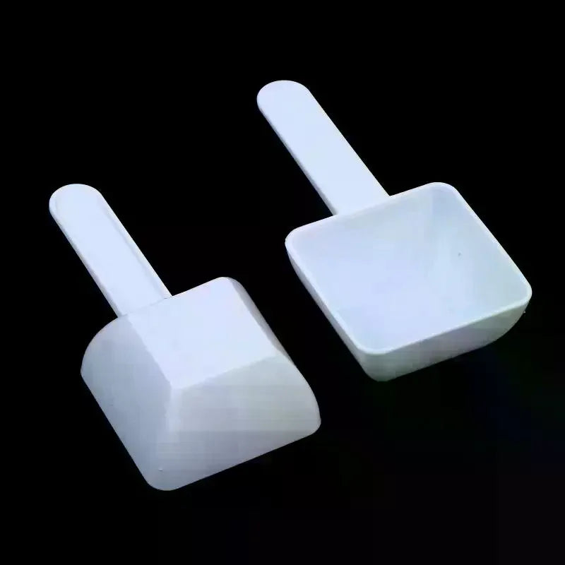 10pcs 15g White Plastic Food Grade PP Plastic DIY Baking Supplies Measuring Spoon Gram Scoop Food Baking Medicine Powder Qme