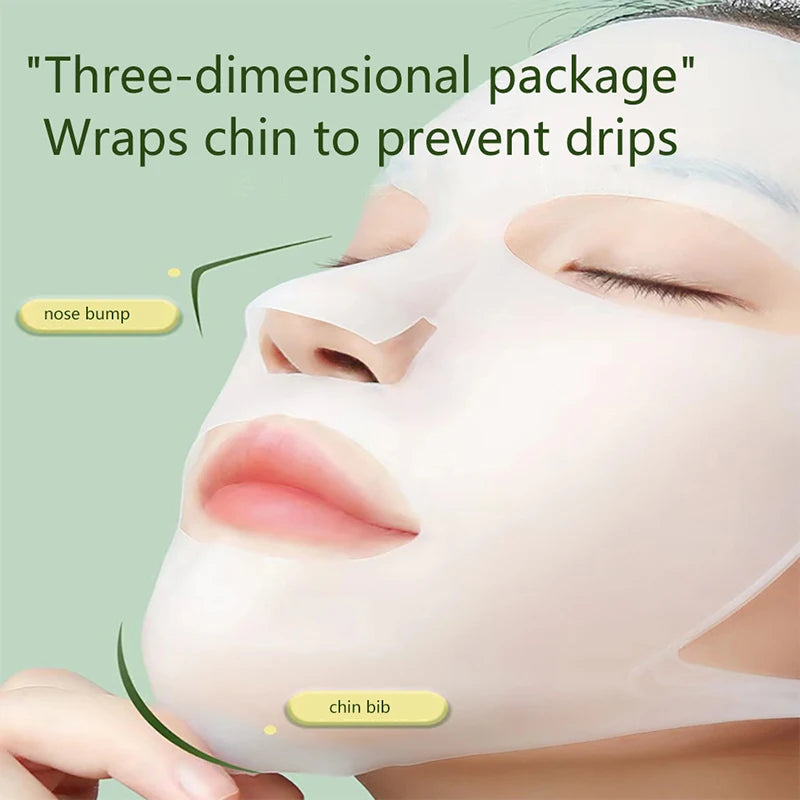 Silicone Facial Mask Reusable Skin Care Tool Women Hanging Ear Design Qme
